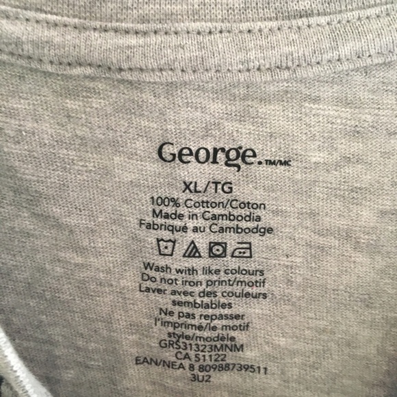 Gray T-Shirt with Palm Tree Print - Picture 4 of 4